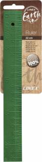 Lineal Linex Earth grøn 22cm bæredygtig 100% genanvendelig