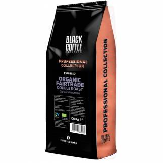 Black Coffee Double Roast kaffe hele bønner 1 kg 