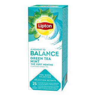 Te Lipton Green Tea Mint 25breve/pak