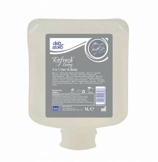 Cremes&Atilde;&brvbar;be Deb Refresh Luxury 3in1 Hair & Body 1000ml