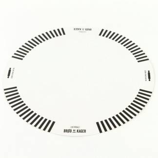 Kagepap Friskbagt br&oslash;d og kager &Oslash;31,5cm 250stk/pak