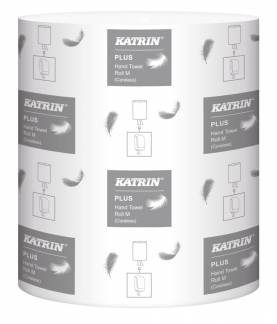 Aftørringspapir Katrin Plus M2 2-la 23cmx167m 6rl/kar 448610
