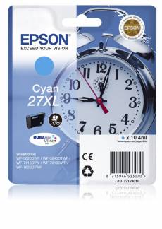 Bl&Atilde;&brvbar;kpatron Epson T2712 cyan XL 1100 sider v/5%
