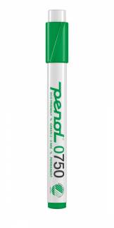 Marker Penol 0750 grøn 2-5mm skå spids permanent