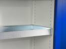 Hylde til SMVH kemikalieskab 1000x435mm Galvaniseret