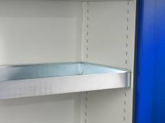 Hylde til SMVH kemikalieskab 1000x435mm Galvaniseret