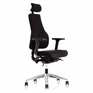 Kontorstol Move_IT, Sort med arml&aelig;n