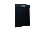 Modern A4 MENU clipboard med magnet clip, charcoal