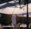 Securit® LED lampe til parasol BERLIN, ledningsfri og genopladelig, hvid