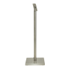 Securit&reg; STAINLESS STEEL Informationsdisplay stand: stolpe og base 125 cm, st&aring;l