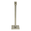 Securit&reg; STAINLESS STEEL Informationsdisplay stand: stolpe og base 85 cm, st&aring;l