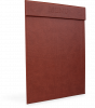 Classic A4 MENU clipboard med magnet clip, brun