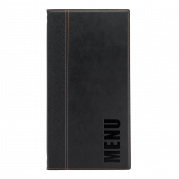 Securit&reg; A45 TRENDY menuomslag i sort