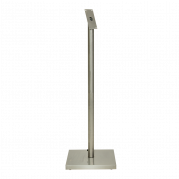 Securit&reg; STAINLESS STEEL Informationsdisplay stand: stolpe og base 125 cm, st&aring;l