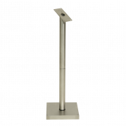 Securit&reg; STAINLESS STEEL Informationsdisplay stand: stolpe og base 85 cm, st&aring;l
