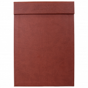 Classic A4 MENU clipboard med magnet clip, brun