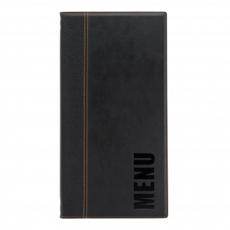 Securit&reg; A45 TRENDY menuomslag i sort