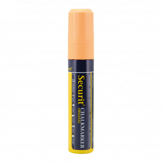 Securit® original kridtmarker med blokspids i orange