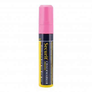 Securit® original kridtmarker med blokspids i pink