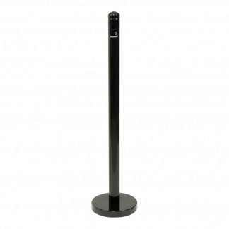 Securit® Smoker Pole i rustfrit stål med sort finish