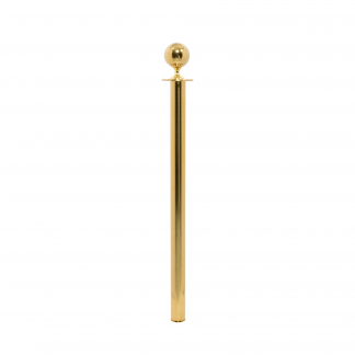 Securit® CLASSIC GOLD afspærringsstolpe rustfrit stål, uden fod/base