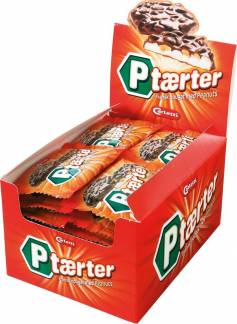 P-tærter Indpakket 25g