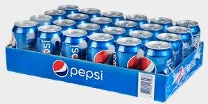 Pepsi sodavand 24 stk. x 33 cl. inkl. A-pant